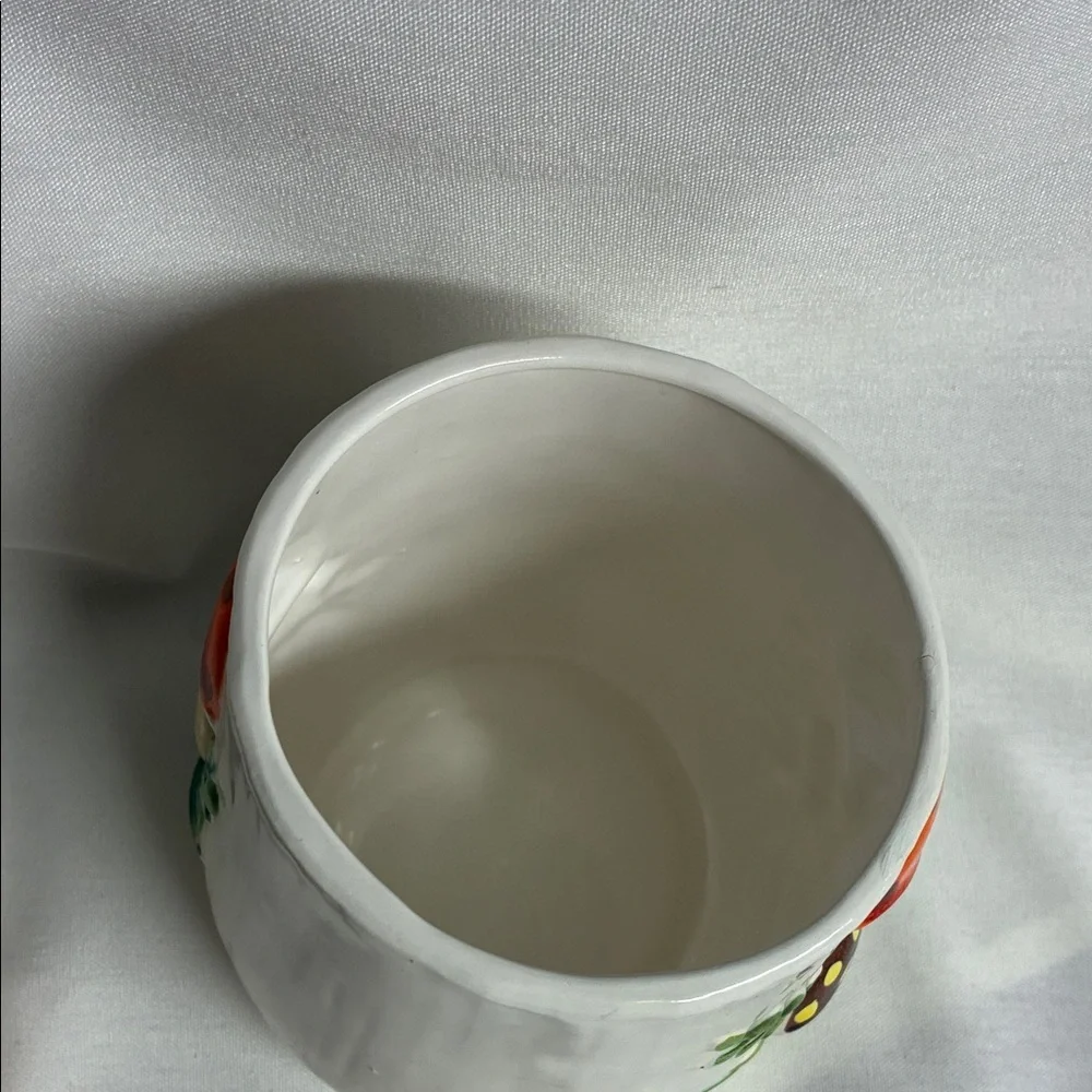 Vintage Sears Merry Mushroom Small Canister Jar With Lid 1970s Replacement